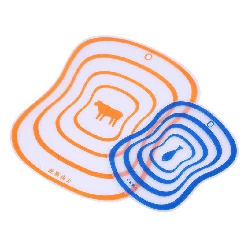 Большая матовая разделочная доска, кухонная разделочная доска, пластиковая разделочная доска для фруктов, бытовая Нескользящая листовая прозрачная разделочная доска