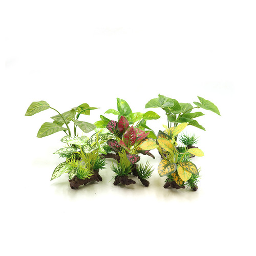 Cross-border grass, fish tank landscaping ornaments, simulated plant decoration, bonsai landscape, plastic aquatic plants, aquarium accessories