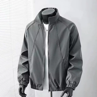 潮牌痞帅短款夹克男款潮流休闲棒球服外套衣服男2026新款春季上衣