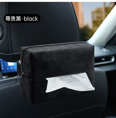 Creative Hanging Fixed Tissue Bag | Car tissue box/set - basic-model-black