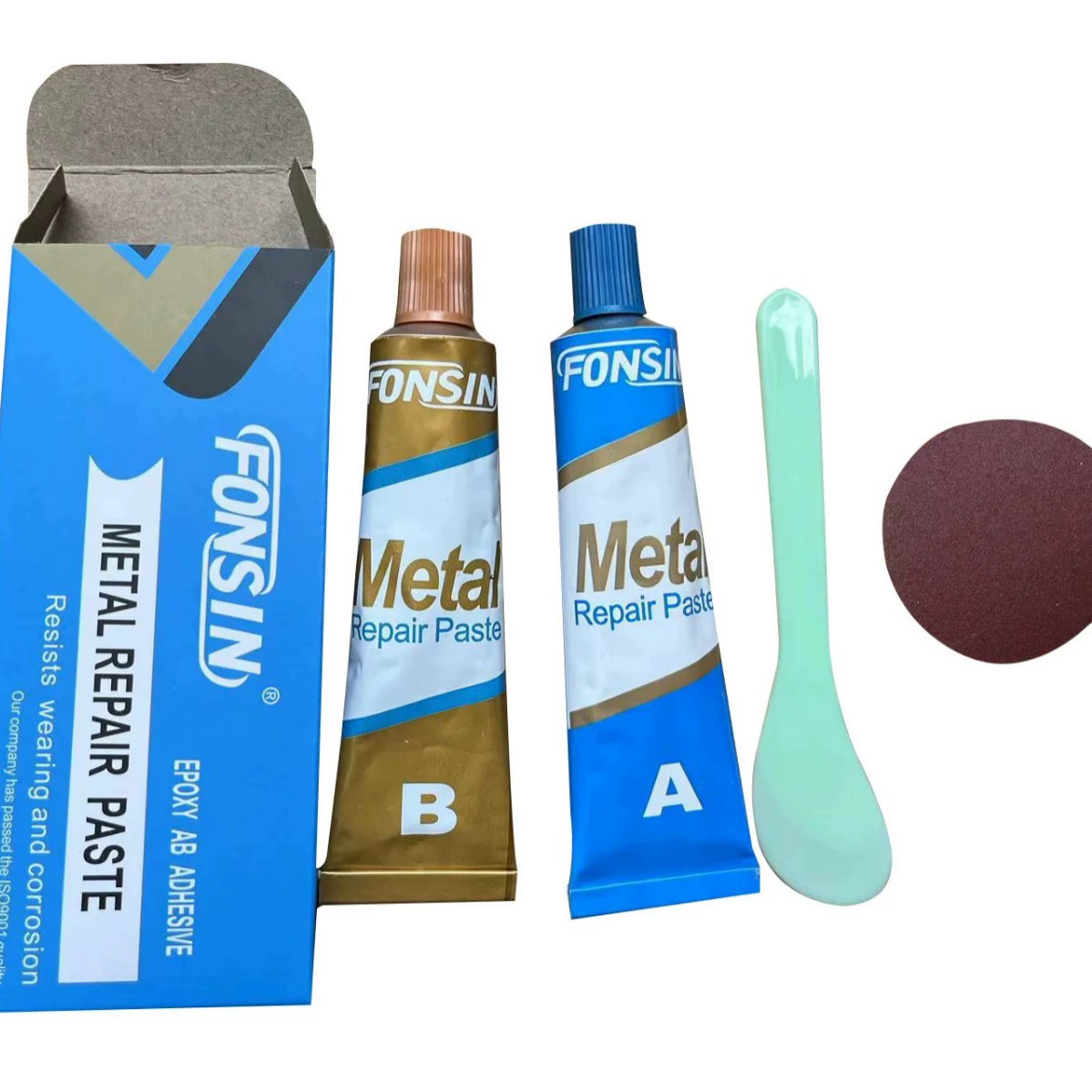 Двухкомпонентный металлический стеклянный мраморный деревянный цементный продукт, склеивание эпоксидной смолы литой клей