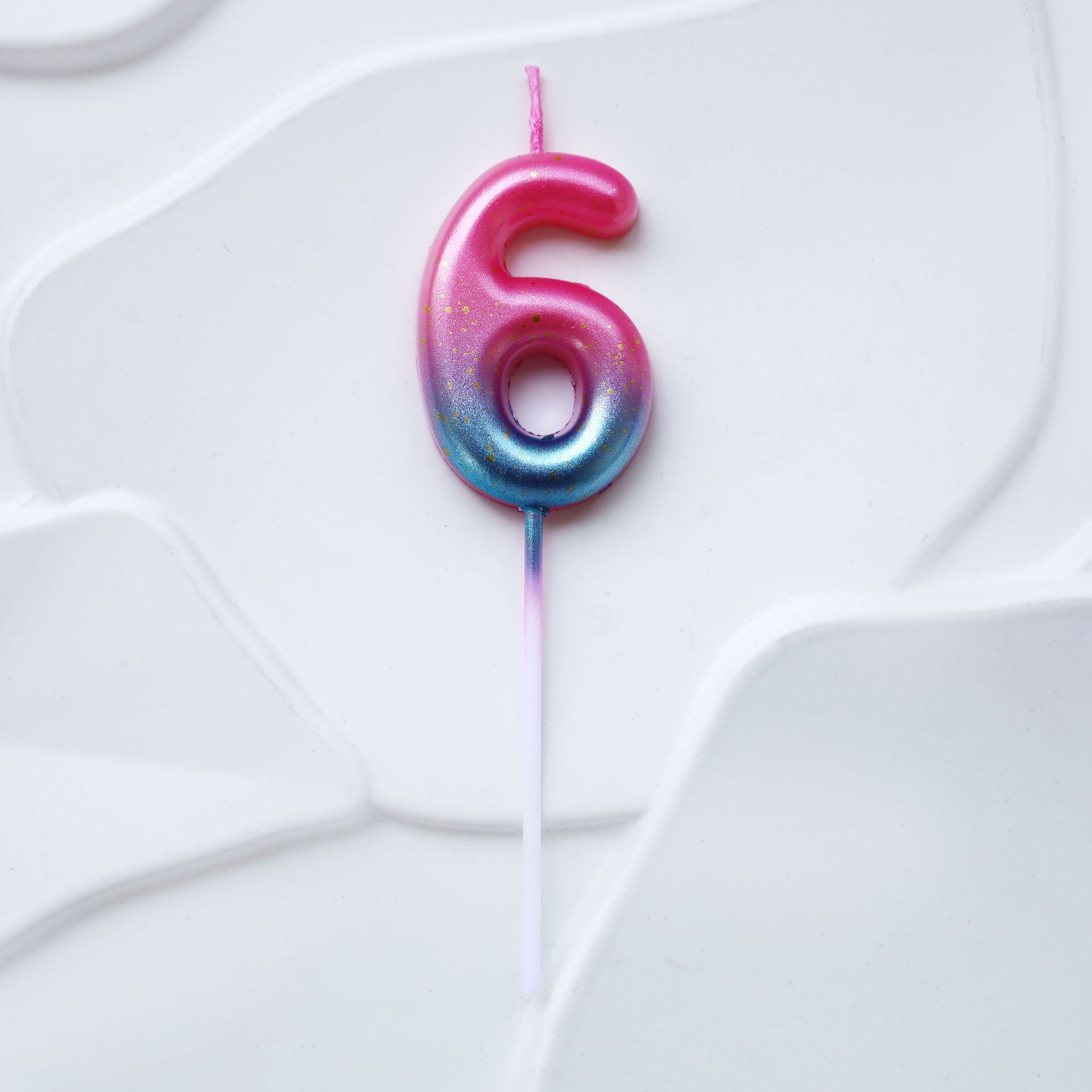 Una variedad de velas digitales transfronterizas, pastel de cumpleaños, oro, color dorado, color caramelo, corona de mariposa, vela digital