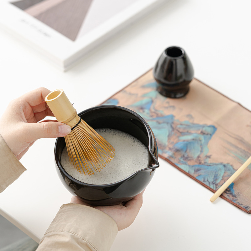 跨境专供抹茶碗抹茶套装茶筅百本立宋代点茶抹茶工具套装日式茶具|undefined