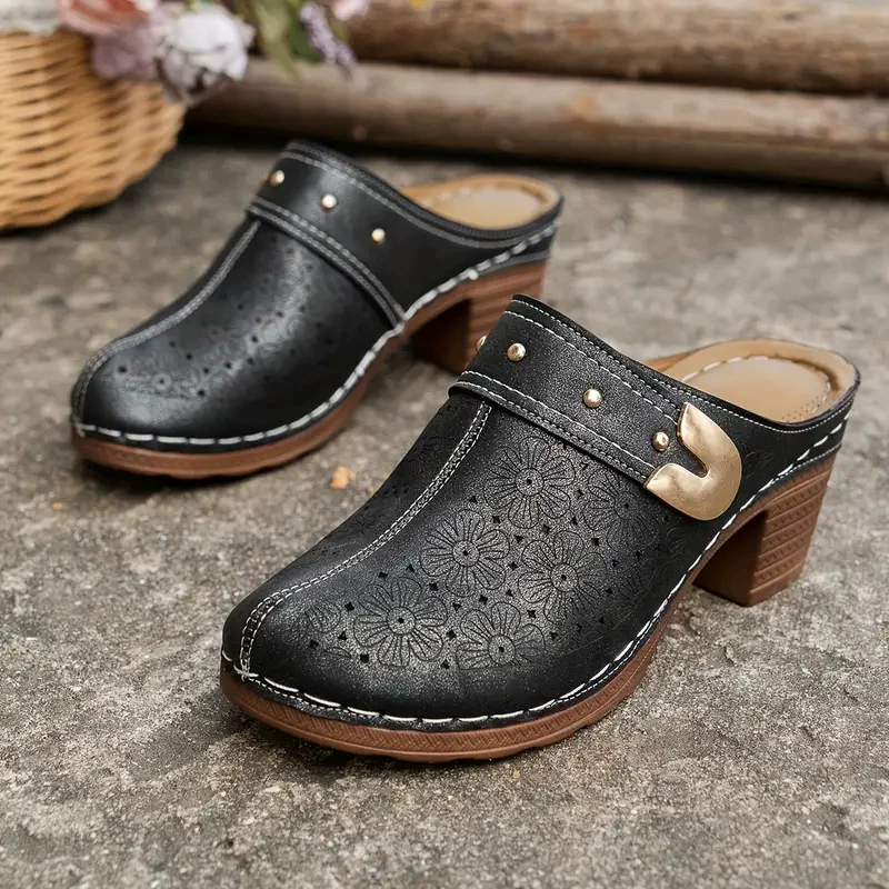 Летняя трансграничная внешняя торговля новый 2024 Баотоу склон с каблуком женские сандалии