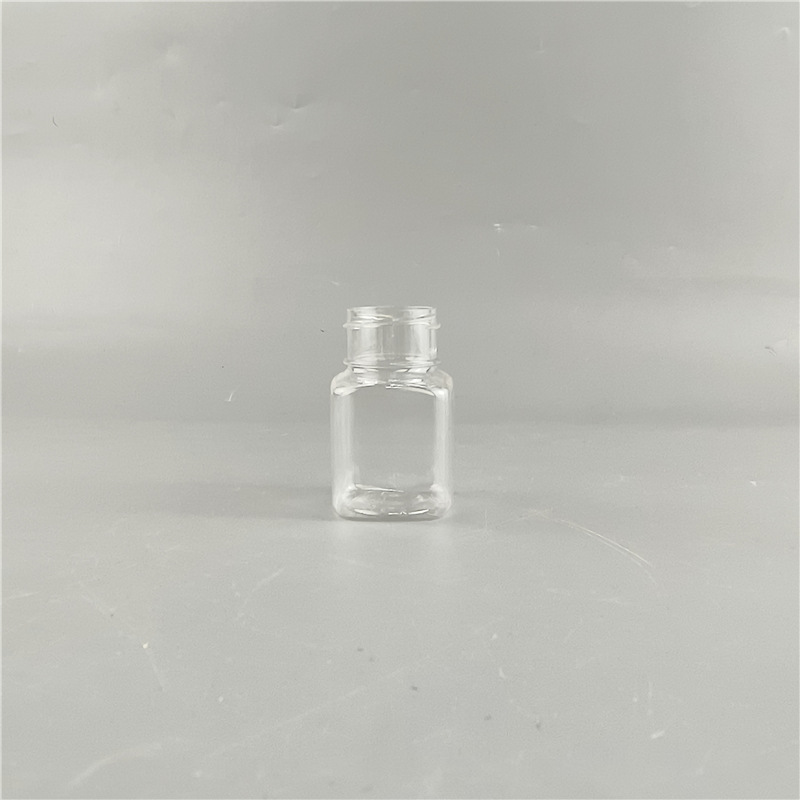 24口角瓶透明ペットボトル広口ペットボトル角型小サンプル瓶分注瓶密封プラスチック空瓶|undefined