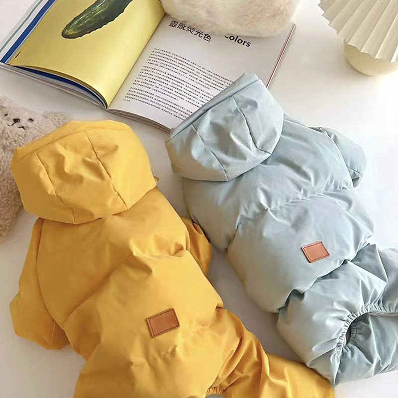 Pet Four-Legged Cotton Coat, Winter Warm Dog Clothes, Teddy Bichon Pomeranian Small Size Dogs, Yorkshire Terrier, Autumn and Winter Clothes Pet Four-Legged Cotton Coat, Winter Warm Dog Clothes, Teddy Bichon Pomeranian Small Size Dogs, Yorkshire Terrier, Autumn and Winter Clothes
