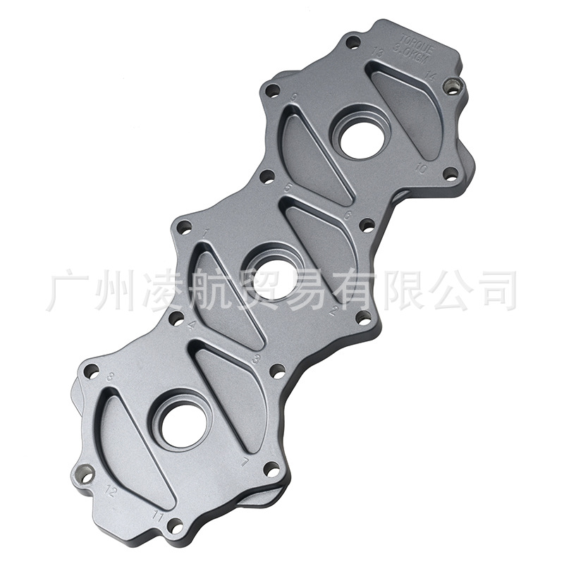 气缸外盖6H3-11191-00-9M适用于雅马哈船外电机2冲程50/60/70马力