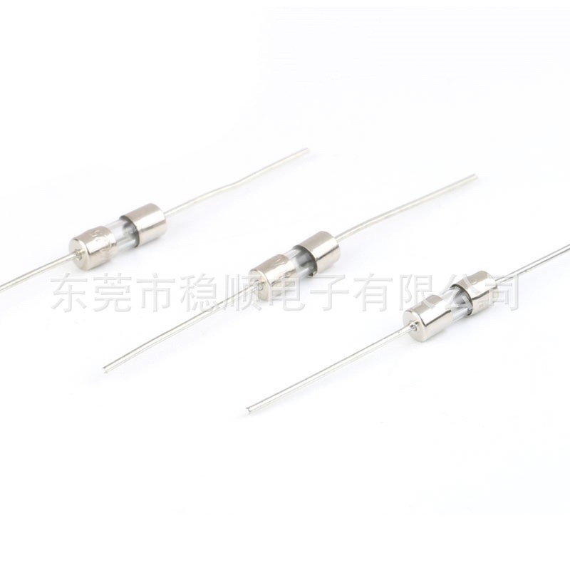 全系列玻璃管保险丝 3x10mm速断型  延时型单帽带引线保险丝管