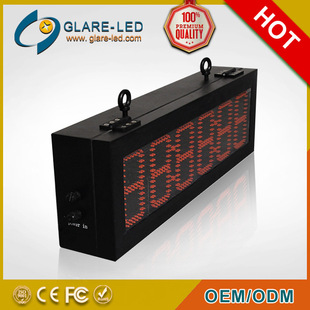 8inch Red 6-Digit Outdoor Waterproof Led Time Screen with Forward and Countdown Timer Function