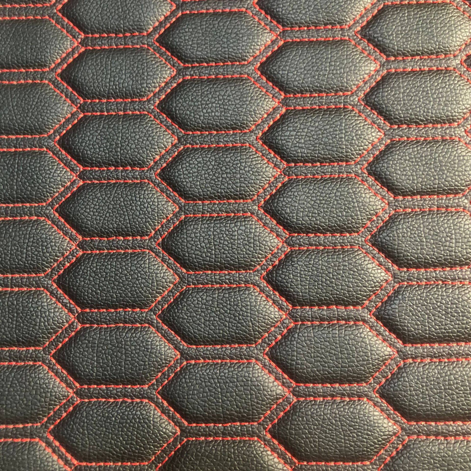 汽车脚垫料滴塑布底脚垫卷材皮革XPE拼接全包围后仓垫备箱垫料