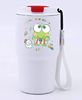 Cartoon coffee handheld portable glass stainless steel with glass