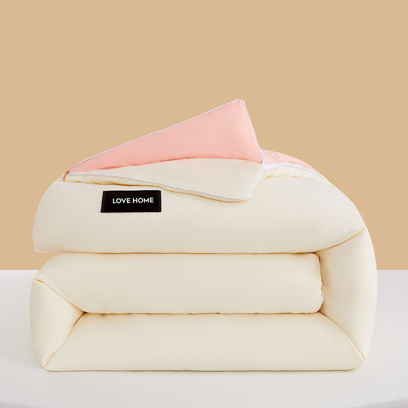 edredón de fibra de soja, edredón de invierno, edredón de invierno, edredón de algodón caliente, edredón de primavera y otoño, aire acondicionado para dormitorios individuales, general en cuatro estaciones