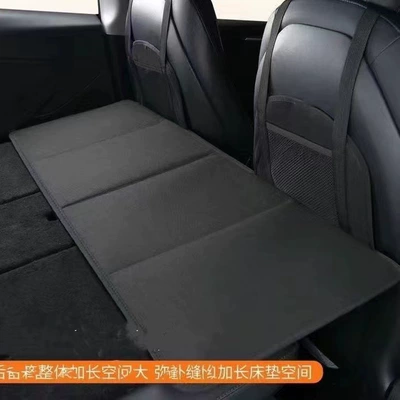 Car Camping Bed Suv Rear Seat Sleeping Pad Foldable Extended Trunk Sleeping Mattress No Inflation Needed (Vehicle-mounted inflatable bed) - black-environmentally-friendly-solid-wood-12540