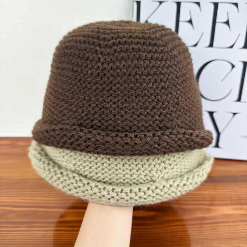 Sombrero Pescador Tejido para Mujer de Lana Cálido para Otoño e Invierno image 4