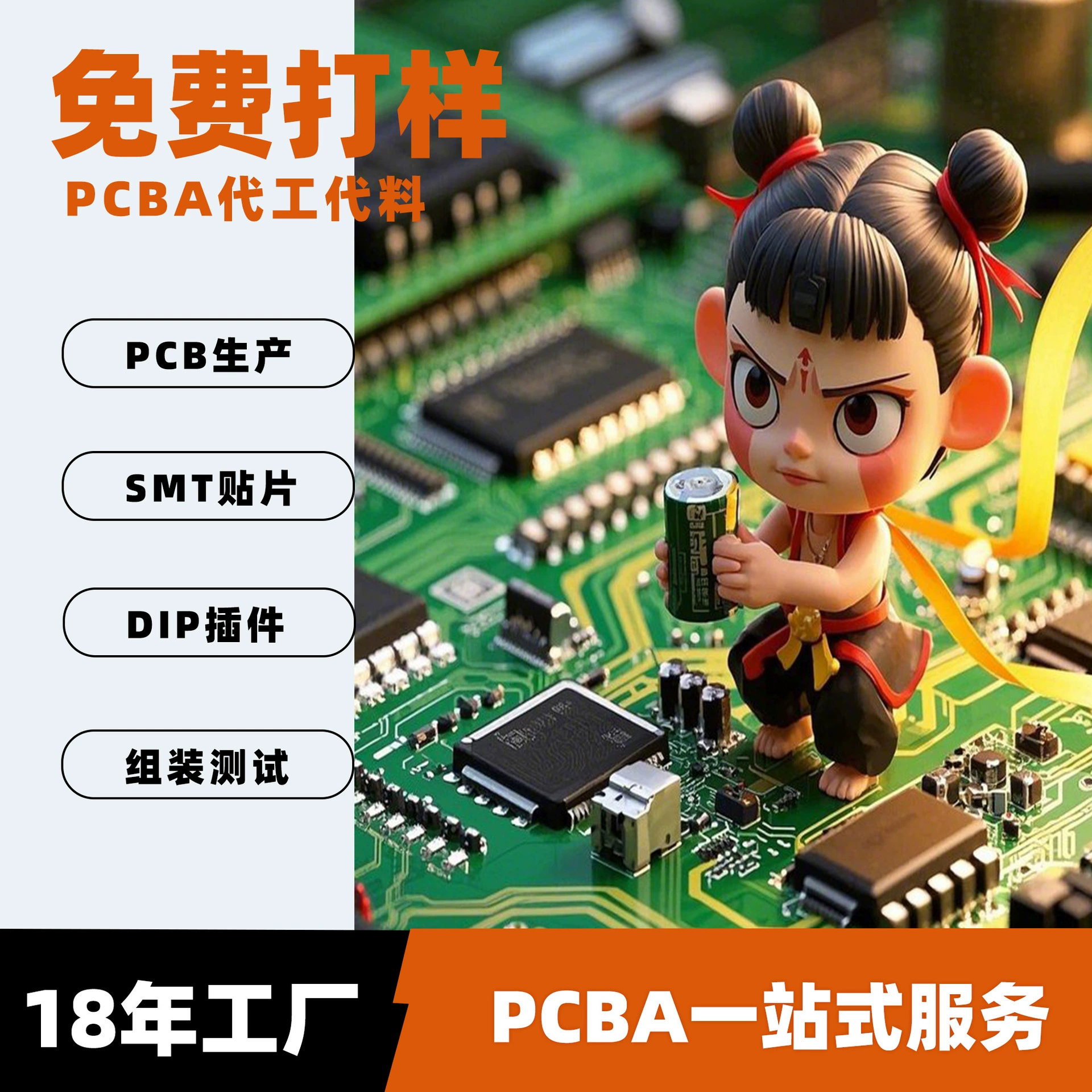 Чжэцзян печатная плата заводская SMt патч обработка dig Plug-in печатная плата копировальная плата распределение решение для печатной платы