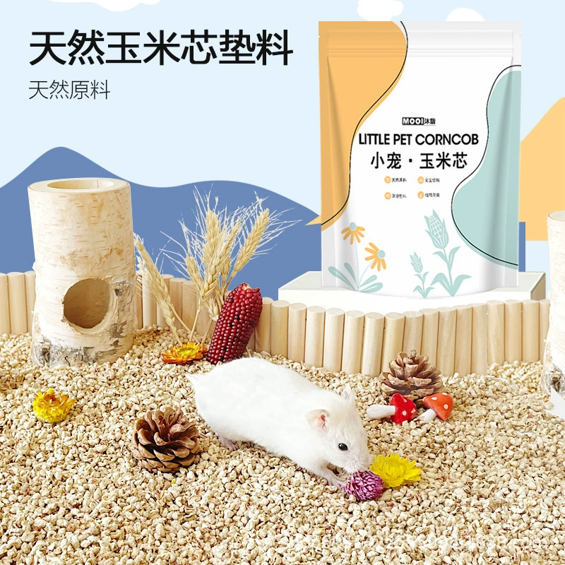 Заводская оптовая продажа больших количеств подстилки для хомяков из кукурузных початков, гранулированная подстилка из кукурузных початков, товары для животных