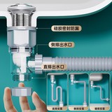 Промывая бассейн и сливная труба бассейна Антиблокирующая дренажная труба антионорная утечка заглушка промыть бассейн