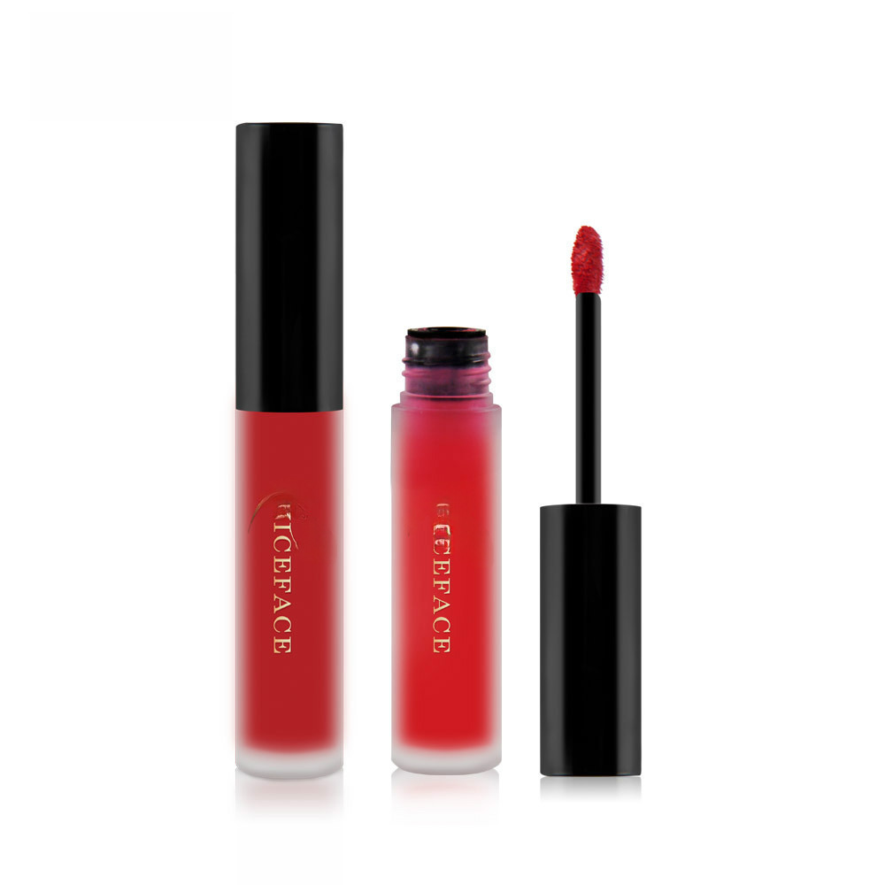 NICEFACE matte Matte Lip Glaze does not fade, does not stain Cup lip gloss non-moisturizing lipstick Orange