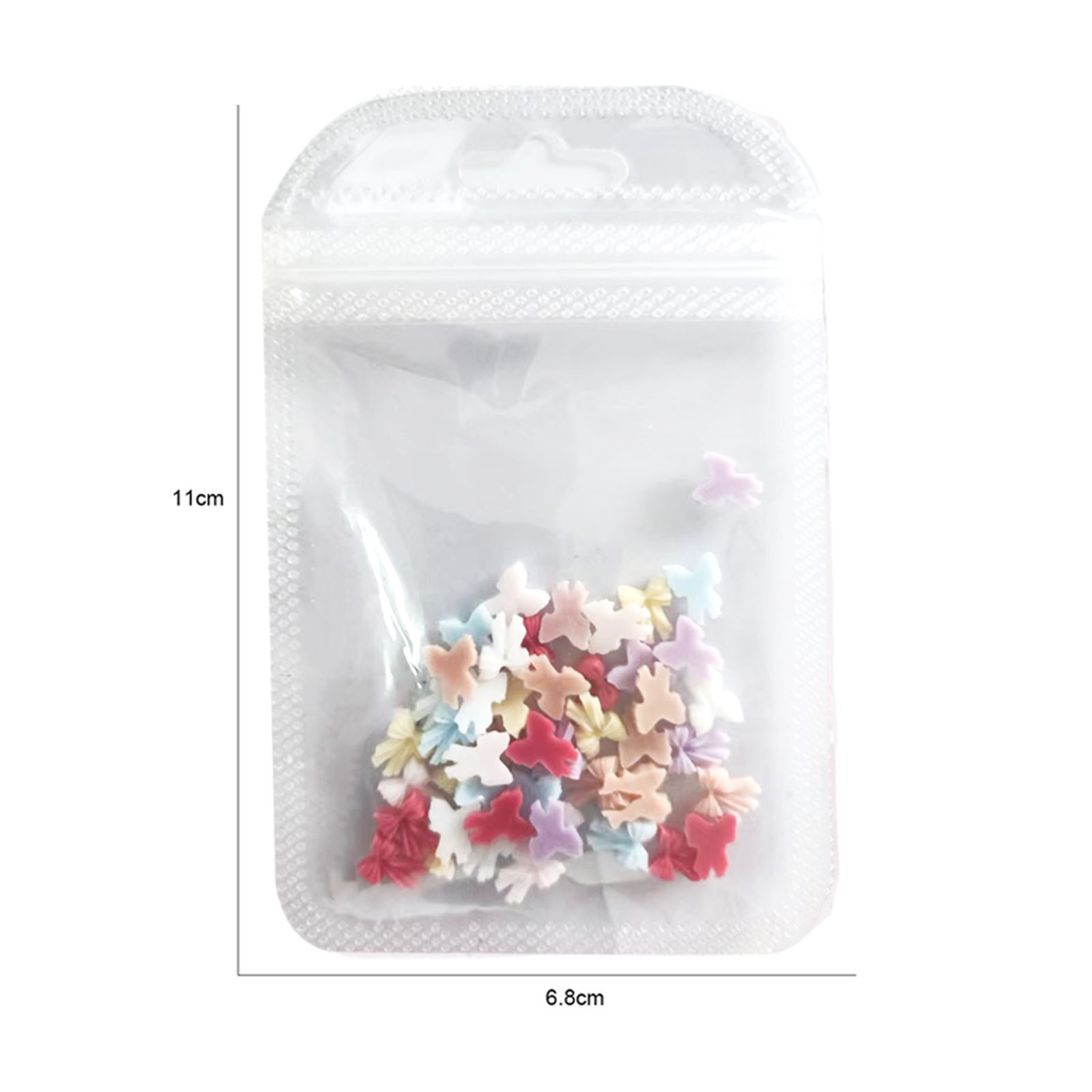 Mixed cute accessory for manicure with bow