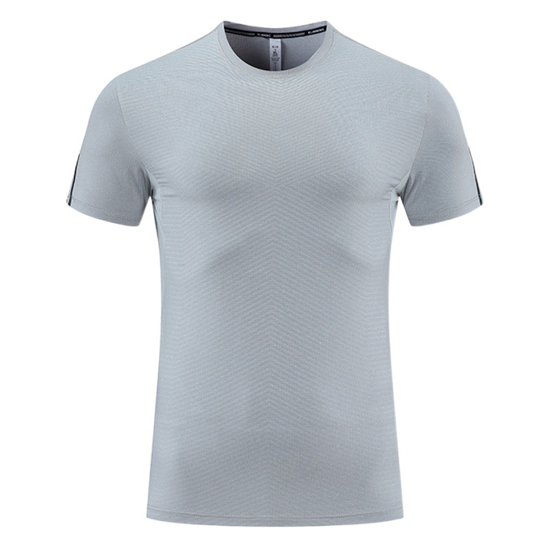 2022 verano transfronterizo cuello redondo de los hombres corriendo ropa de secado rápido deportes de moda cuello redondo media manga corta Camiseta impresa B