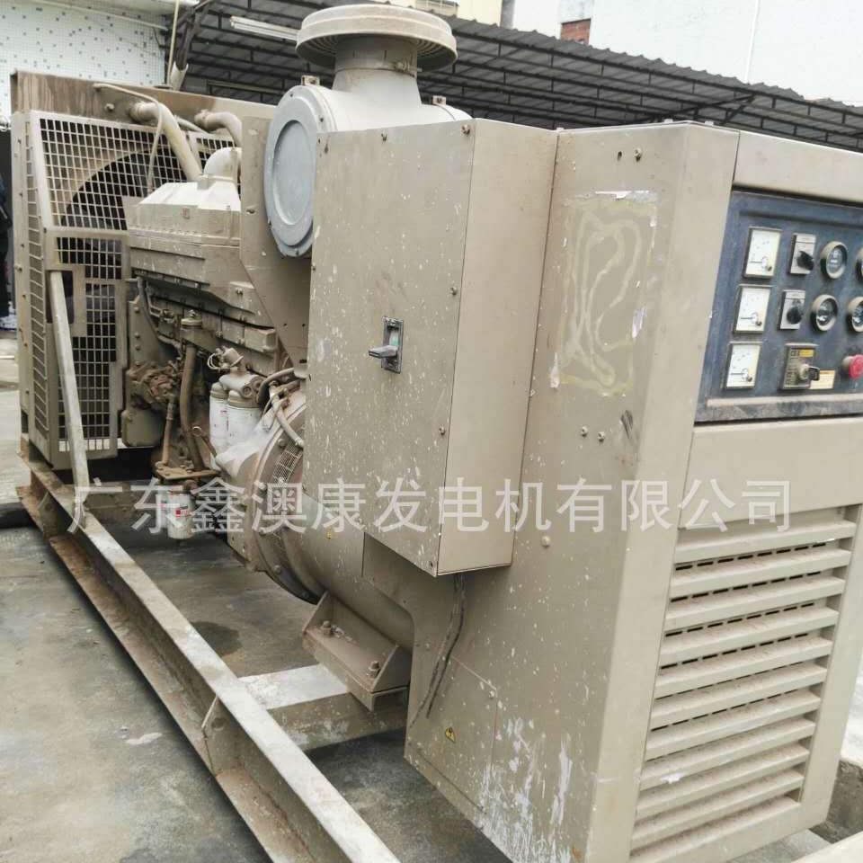 500KVA CUMMINS康明斯二手柴油发电机组东莞出售出租回收维保