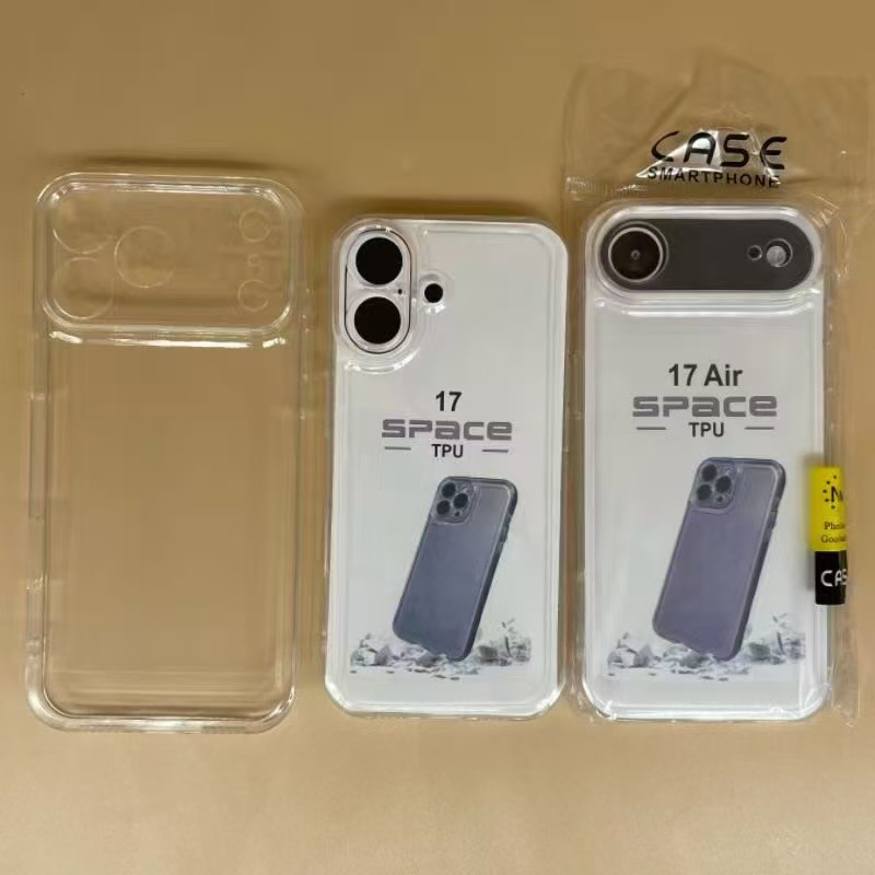 Clear Phone Case for Apple iPhone 17 16 15 14 Pro Max with Precise Cutouts Space Case Shockproof Protective Cover