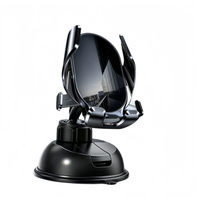 for dashboard, suction cup-mounted, Car phone holder - s6-base-z-mirror-panel-multi-angle-adjustment-nano-suction-cup-wont-fall-off-even-with-intense-shaking