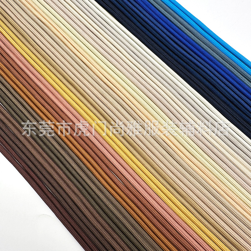 现货6.5-7mm彩色涤纶包芯圆绳 水杯背带手机挂绳箱包手提绳子批发