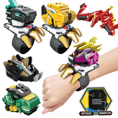 Genuine mini agent deformation watch toy boy Xuanlong fission mecha robot super dinosaur power