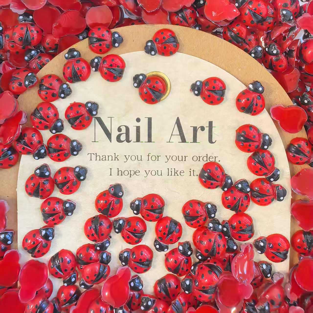 仿真七星瓢虫树脂饰品配件文具玩具服饰工艺品小配饰_17.jp