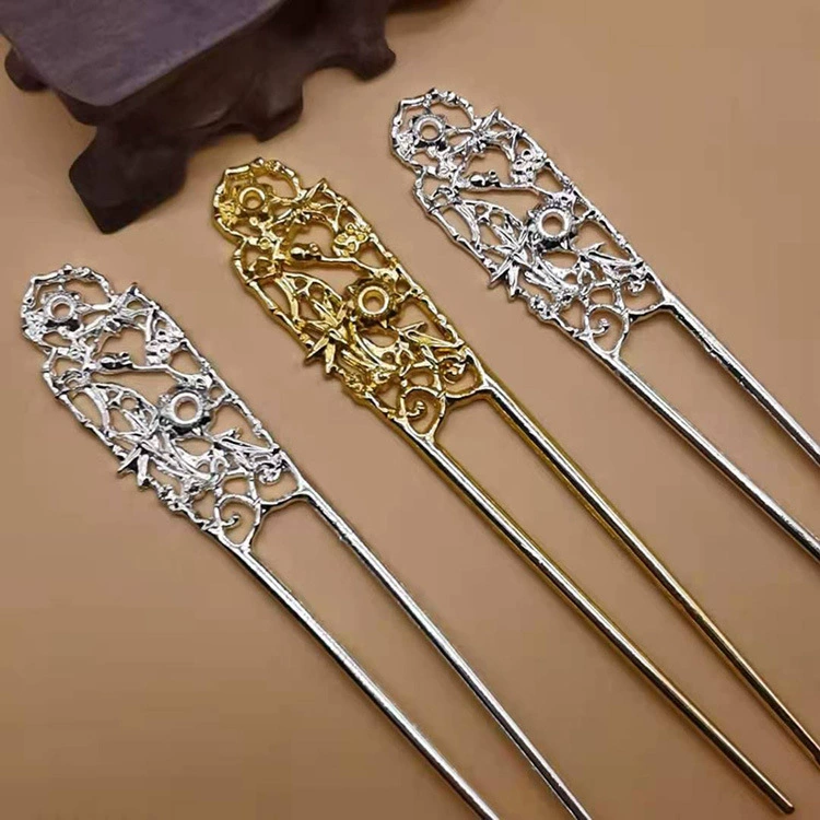 DIY старинный свадебный головной убор аксессуары древний костюм шаг встряхивание материал ручной работы сплав сохранение цвета год холод три друга шпилька аксессуары