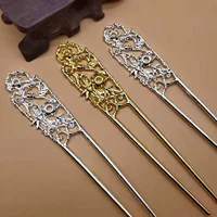 DIY старинный свадебный головной убор аксессуары древний костюм шаг встряхивание материал ручной работы сплав сохранение цвета год холод три друга шпилька аксессуары
