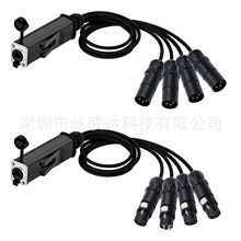 New Network Converter RJ45 CAT5 Male/Female Audio Adaptor