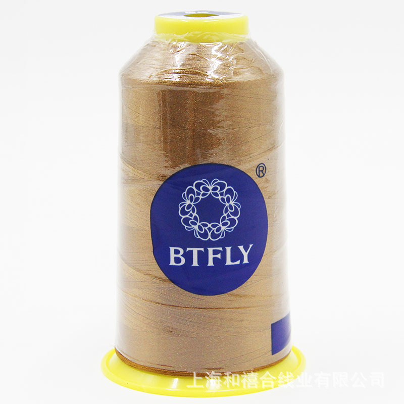 Mariposa marca hilo de bordado 108D / 2 hilo de bordado de poliéster de alta temperatura no desvanecerse calidad ecológica resistente al lavado brillante