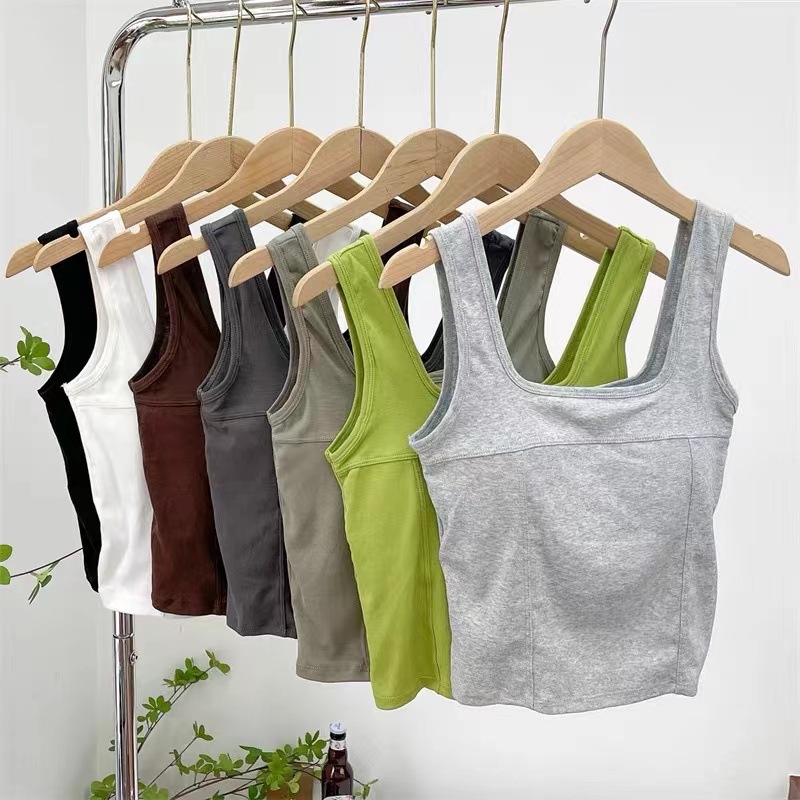 Femmes Camisole Débardeurs Décontractée De Base Couleur Unie display picture 1