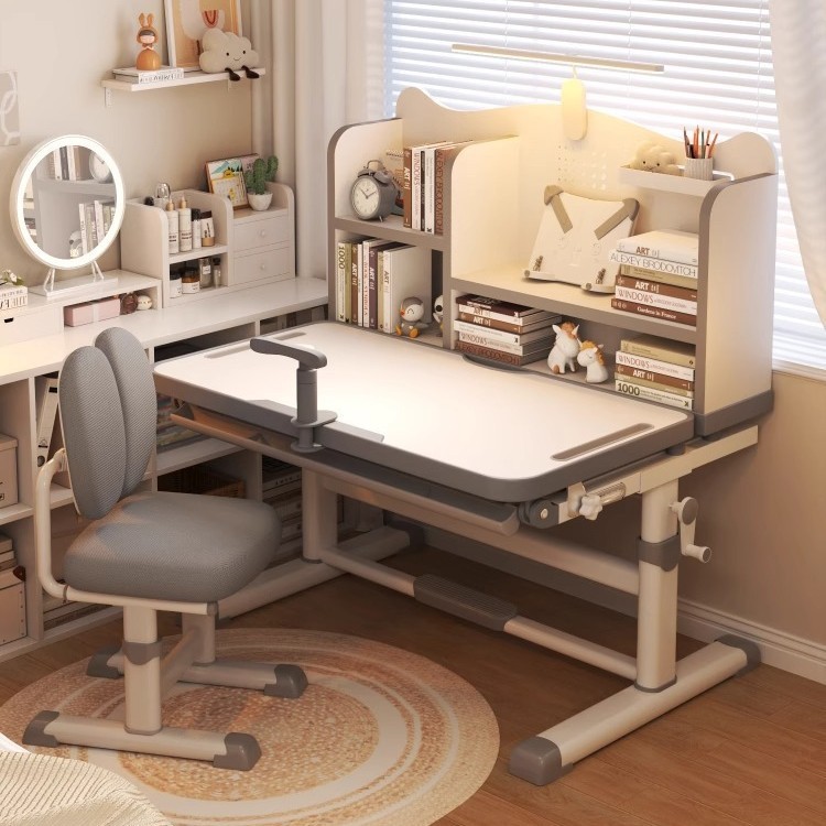 2025 New Model Study Desk for Primary School Students, Home Writing Desk for Children, Special Desk for Homework, Adjustable Height 2025 New Model Study Desk for Primary School Students, Home Writing Desk for Children, Special Desk for Homework, Adjustable Height
