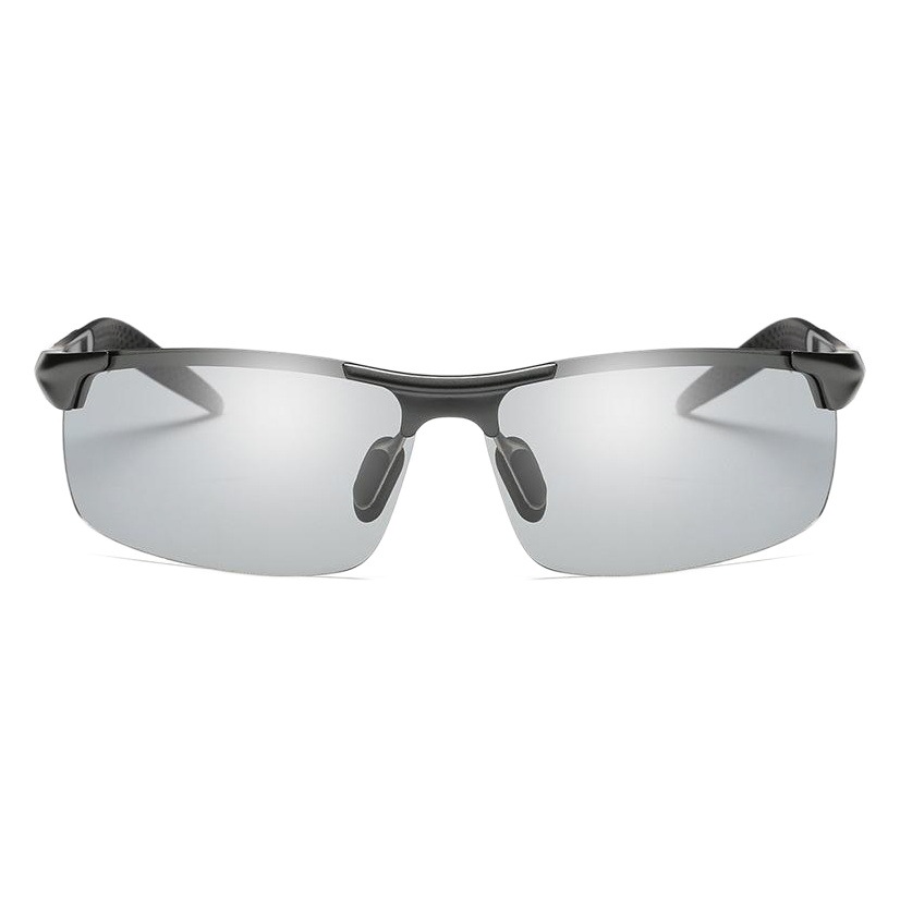 De los hombres de magnesio de aluminio de equitación gafas de sol 8177 Deportes que cambian de color gafas de sol polarizadas de conducción
