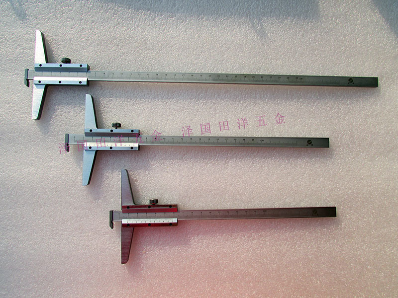 上海上申多用深度卡尺0-150/200/300mm单钩深度游标卡尺