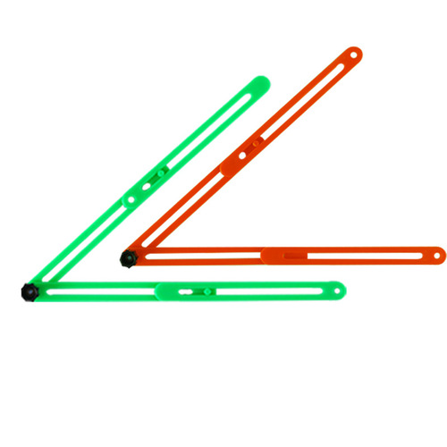 Preliminary understanding of the retractable angle operating material, hollow polygonal splicing strip, movable angle graphic splicing angle