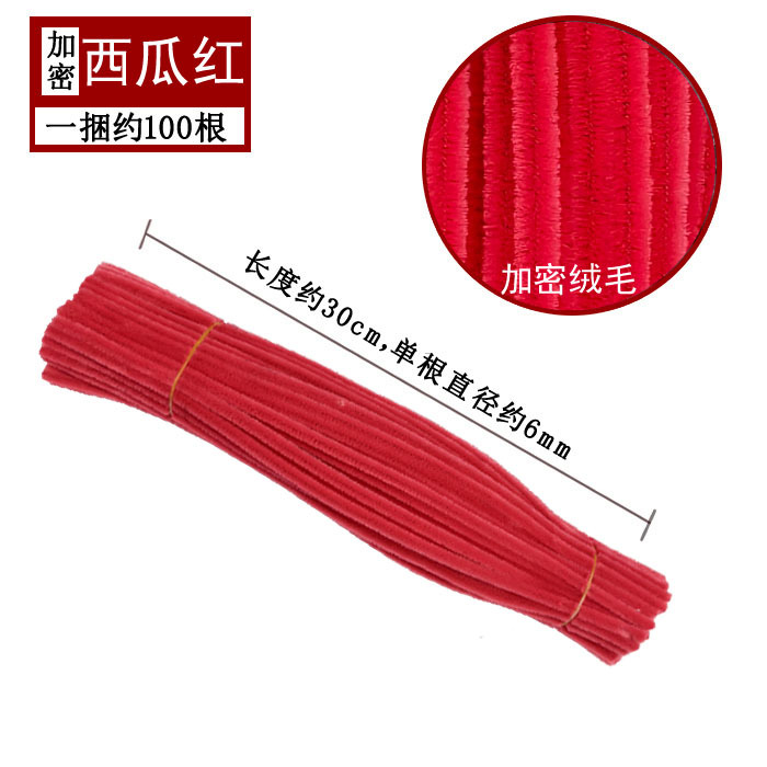 Varillas de felpa encriptadas de 42 colores, tiras para raíces de cabello, materiales populares para ramos hechos a mano, fabricante de varillas de felpa.