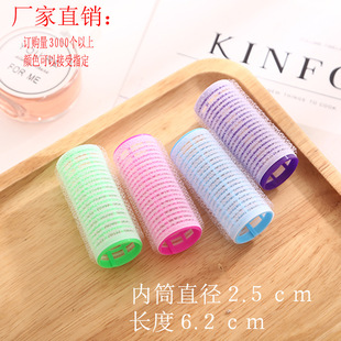 Factory direct bangs curling roller curling clip curling iron plastic self-adhesive curling iron
