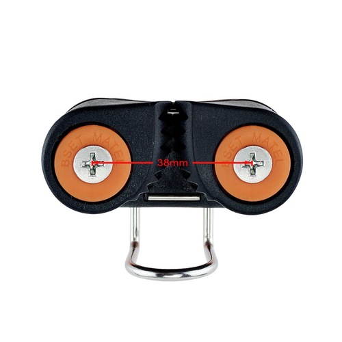 Cross-border double nylon strap guide ring ball rope clamp tensioner automatic rope clamp plate Pilates fitness equipment