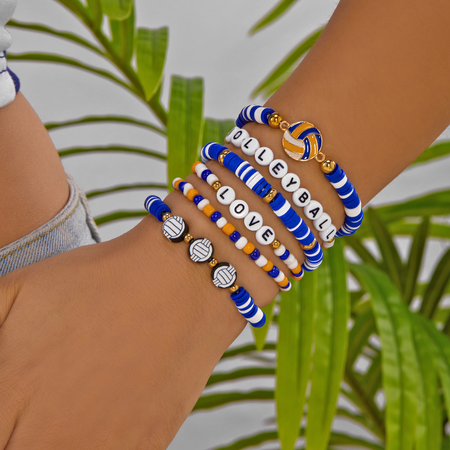 Volleyball bracelet, set