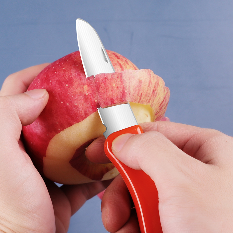 18 piezas cuchillo de fruta hogar mini portátil plegable corte de cuero melón cuchillo de fruta cuchillo al aire libre