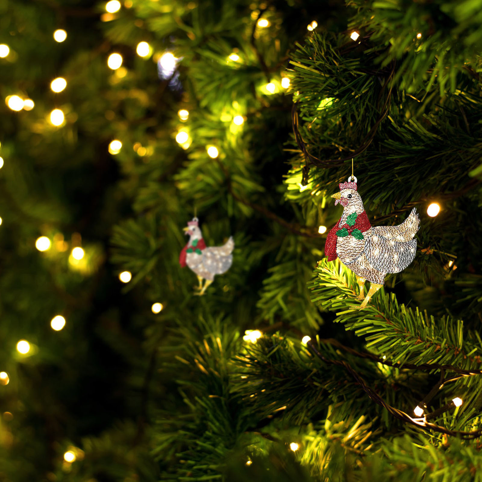 Weihnachten Mode Tier Aryl Gruppe Hängende Ornamente display picture 3