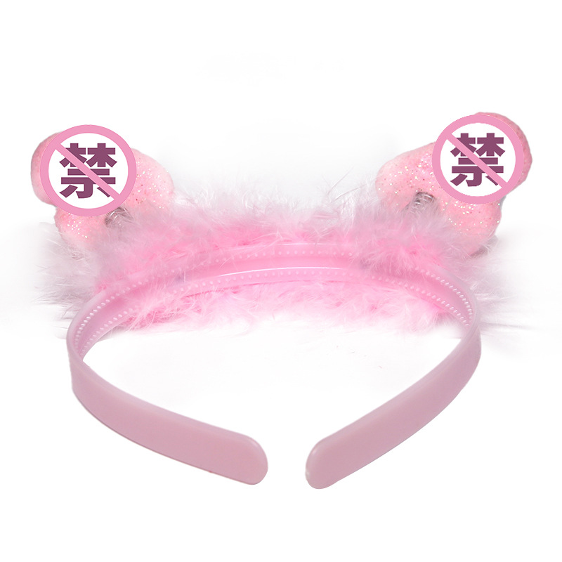 Sj8428b hebilla de cabeza de pájaro de espuma rosa (con plumas)
