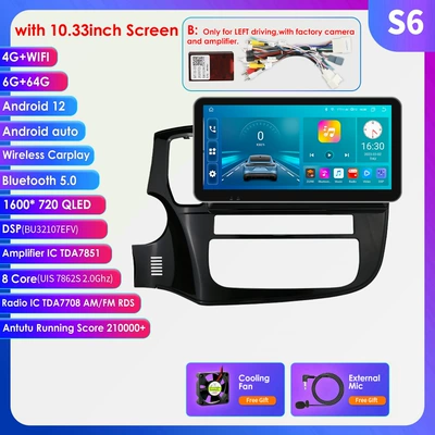 DVD Navigation Mitsubishi Outlander 3Rd Generation - 664g-wifi4glte-version-7862-carplay-eight-core-1033inch-suitable-for-mitsubishi-outlander-third-generation-deluxe