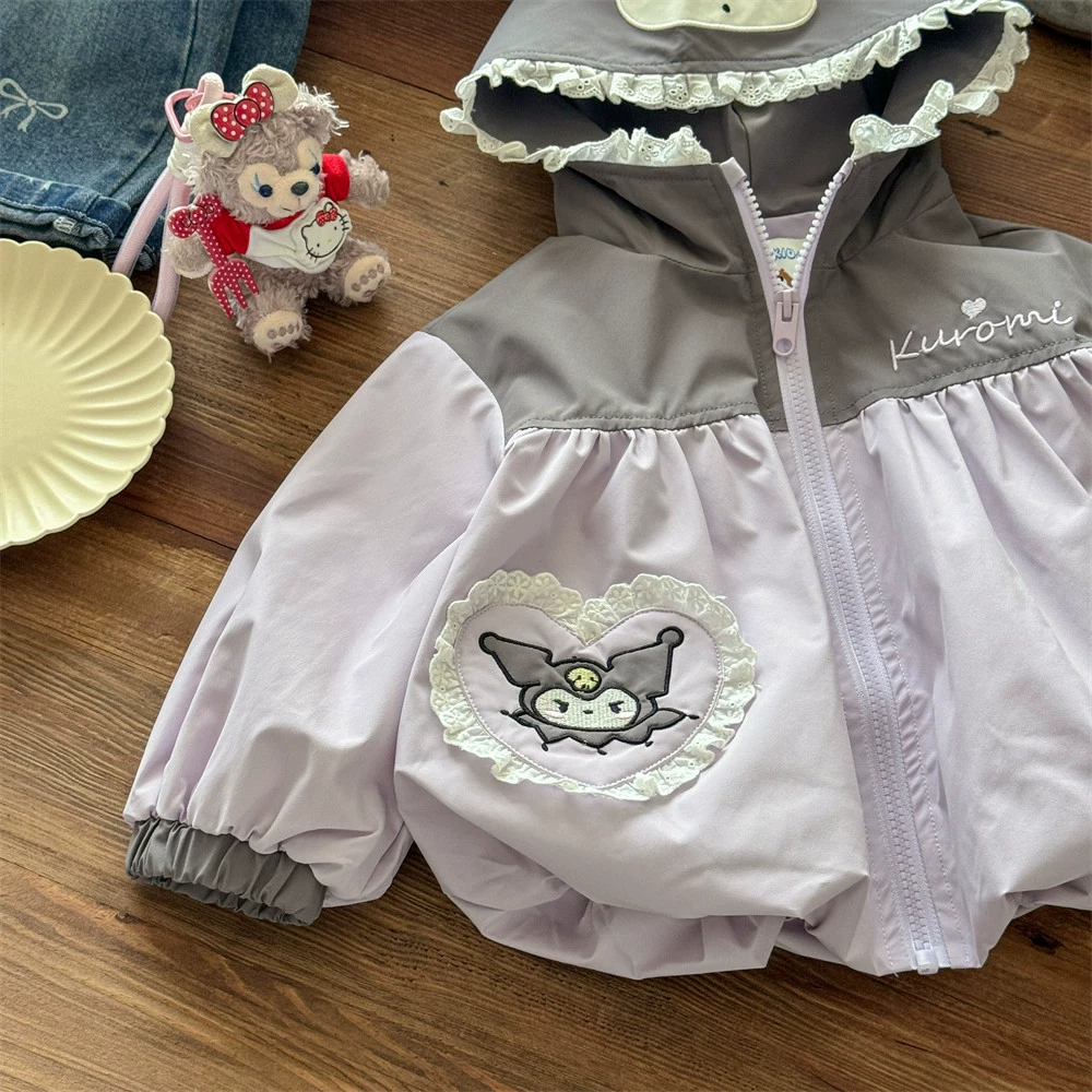 秋星圆 Autumn thin jacket with hood, детская одежда, западный стиль