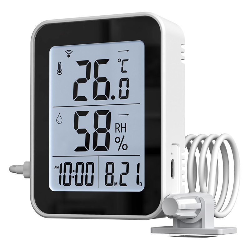 Tuya Smart Wifi Temperature and Humidity Meter Home Indoor and Outdoor Wireless Digital Display App Mobile Phone Remote
