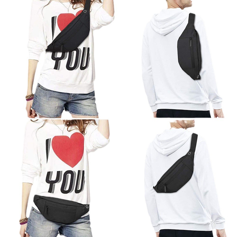 Bolsa de cintura deportiva de ocio al aire libre transfronteriza impermeable Fitness Travel crossbody bolsa de pecho mochila de teléfono móvil corriendo bolsa de cintura